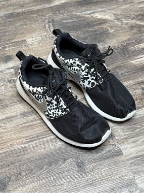 Nike Black Leopard Print Sneakers